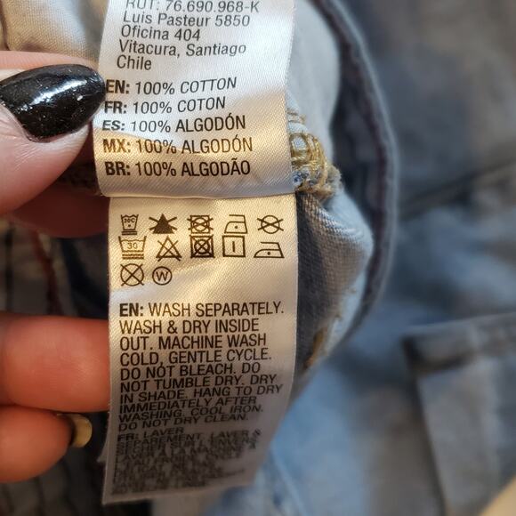 Roxy Button Fly High Rise Shorts Size 28 - Picture 7 of 10